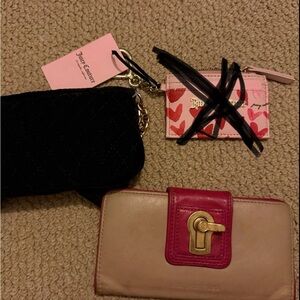Juicy Couture wallet/wristlet set of 2